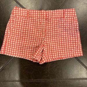 LOFT women’s pink and tan summer shorts